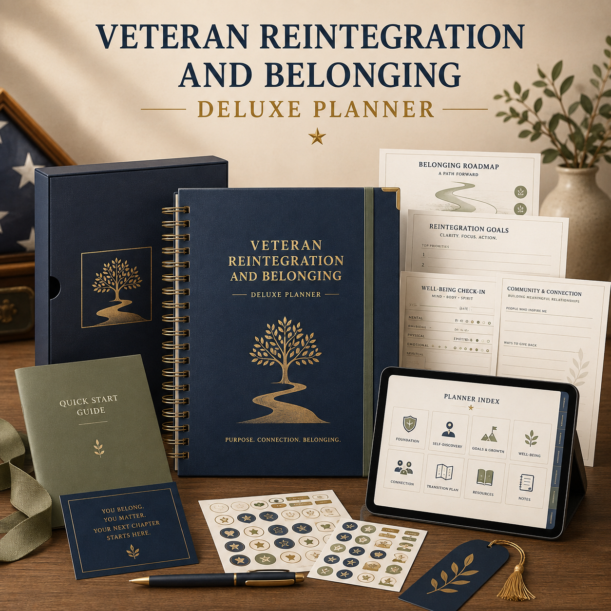 Veteran Reintegration and Belonging Deluxe Planner — listing image 09