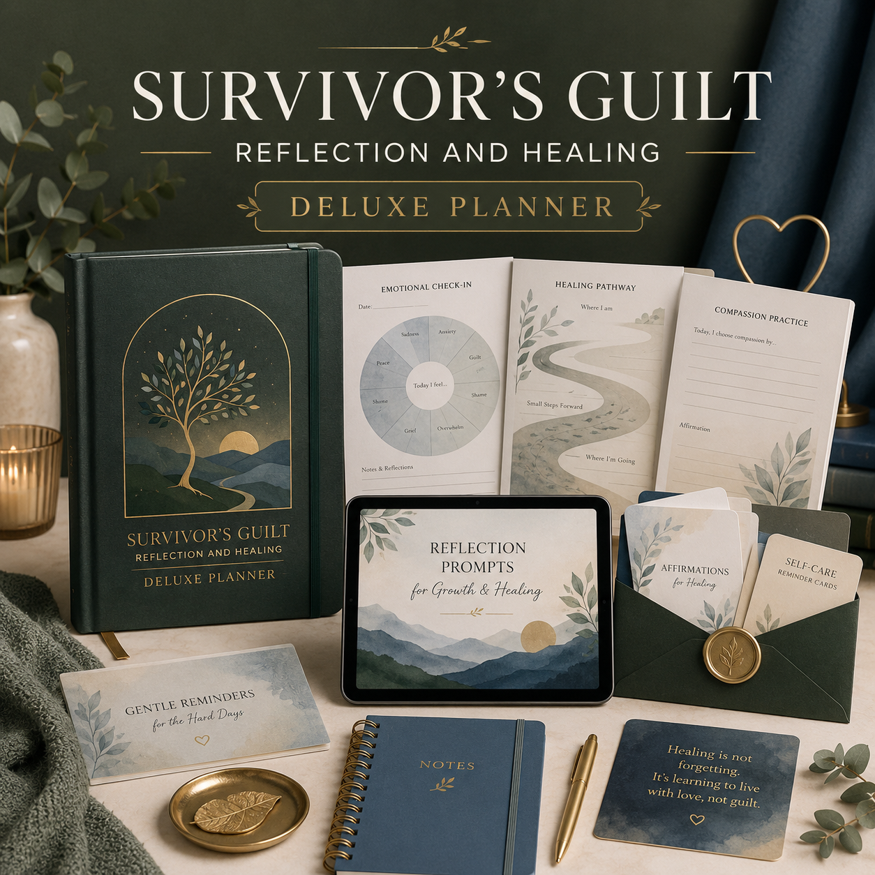 Survivor's Guilt Reflection and Healing Deluxe Planner — listing image 10