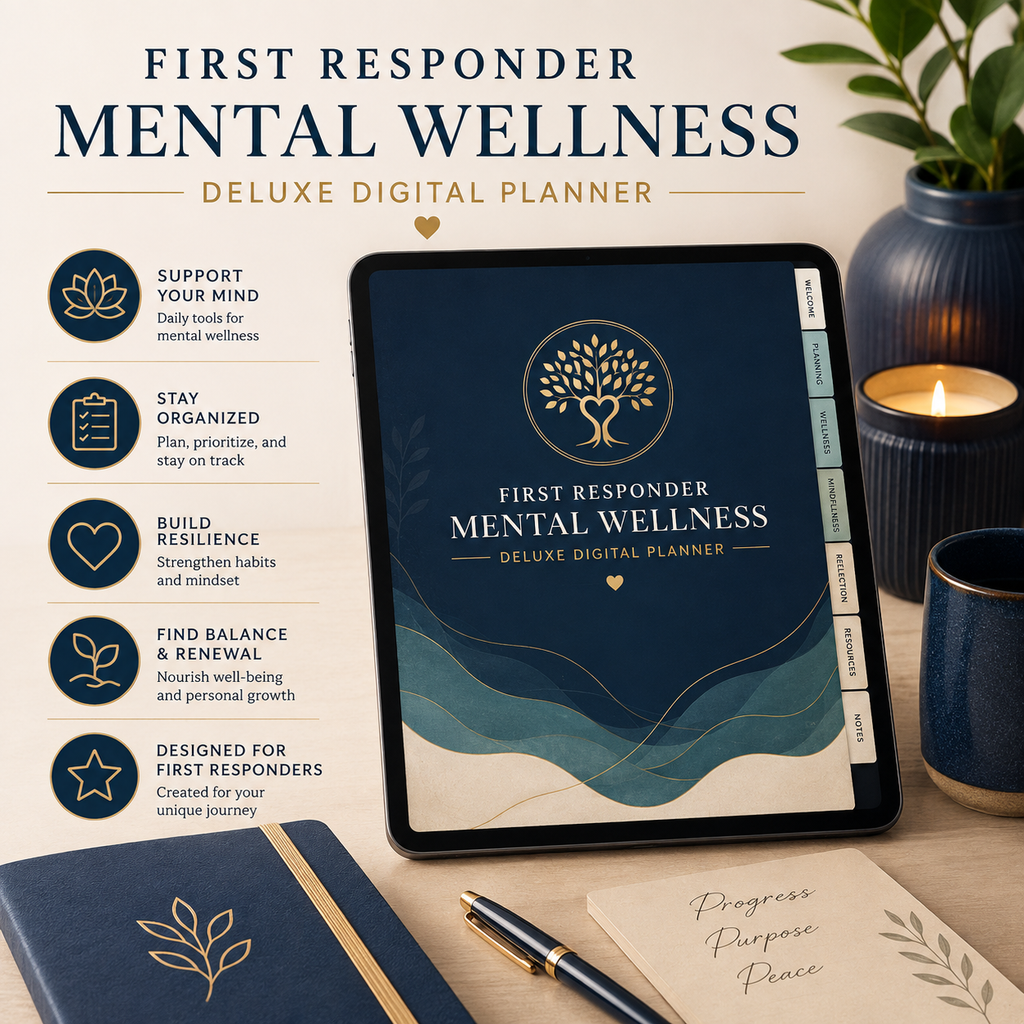 First Responder Mental Wellness Deluxe Digital Planner — listing image 03