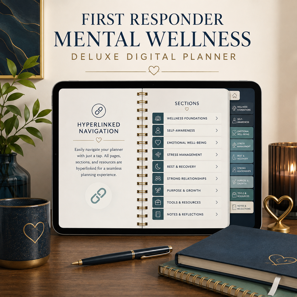 First Responder Mental Wellness Deluxe Digital Planner — listing image 04
