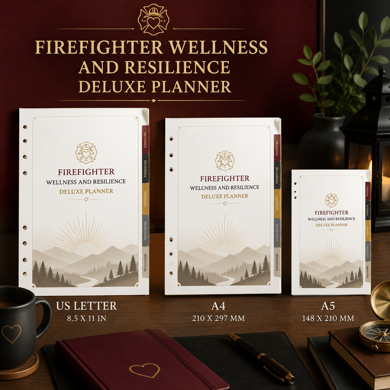 Firefighter Wellness and Resilience Deluxe Planner — listing image 07