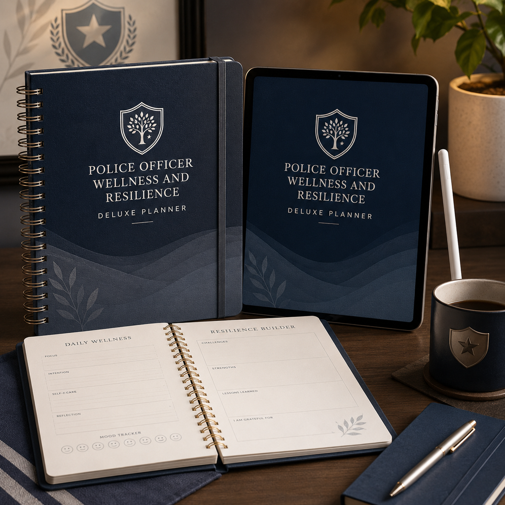 Police Officer Wellness and Resilience Deluxe Planner — listing image 01