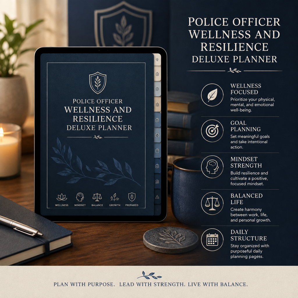Police Officer Wellness and Resilience Deluxe Planner — listing image 04