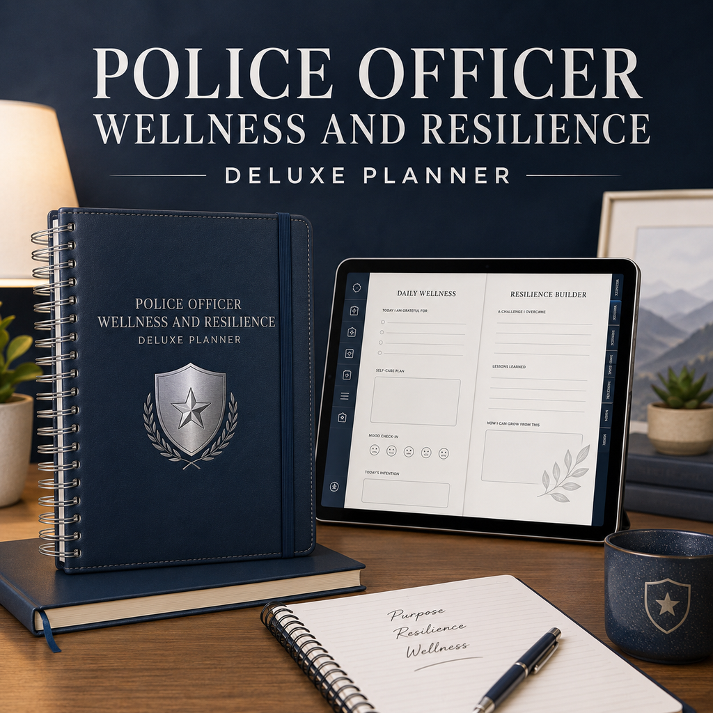 Police Officer Wellness and Resilience Deluxe Planner — listing image 08