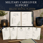 Military Caregiver Support Deluxe Digital Planner — listing image 01