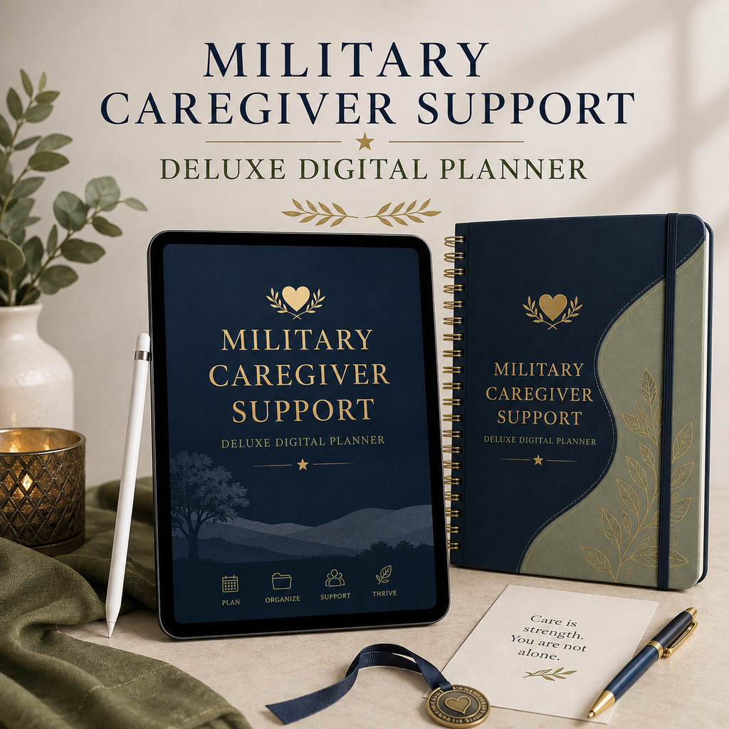 Military Caregiver Support Deluxe Digital Planner — listing image 02
