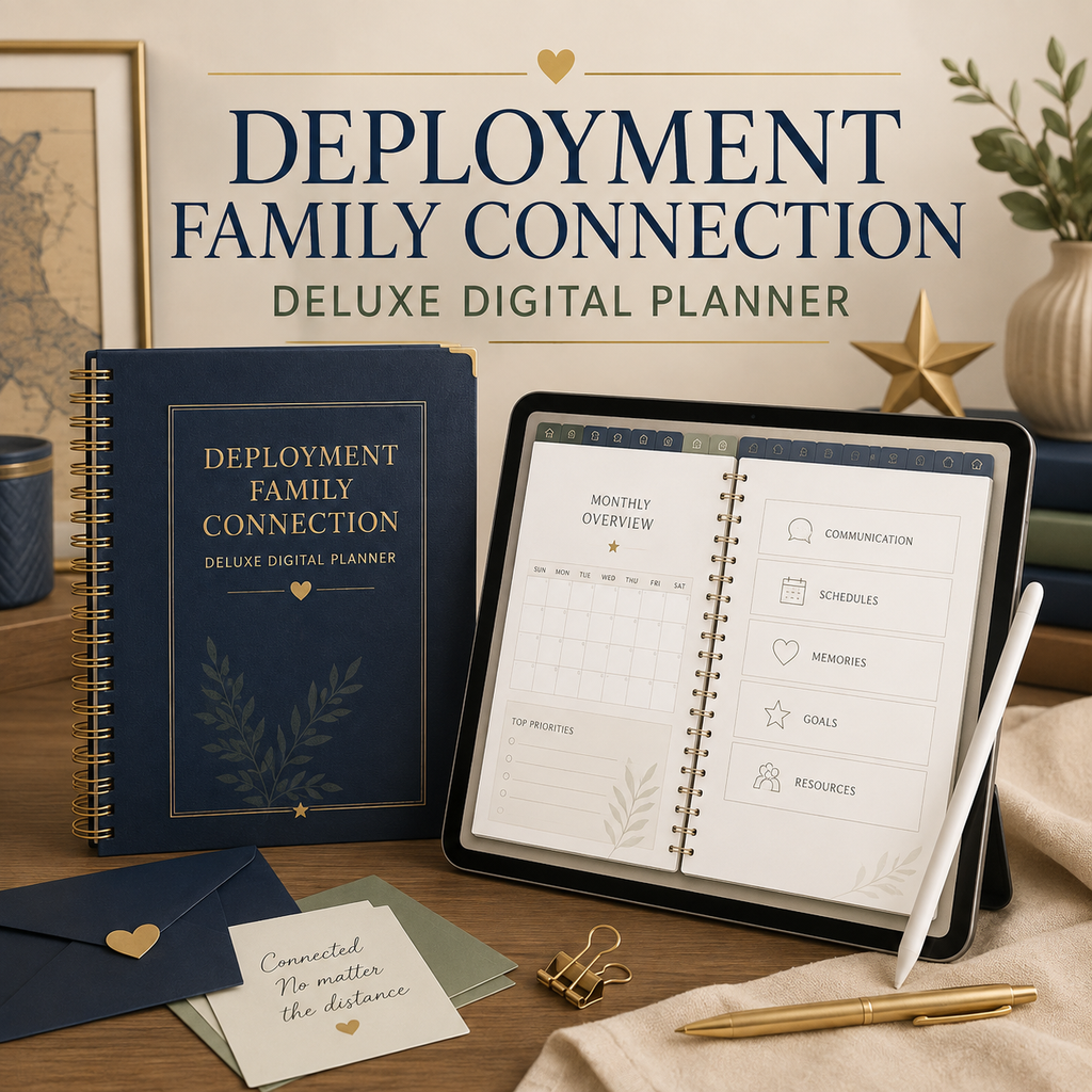 Deployment Family Connection Deluxe Digital Planner — listing image 01