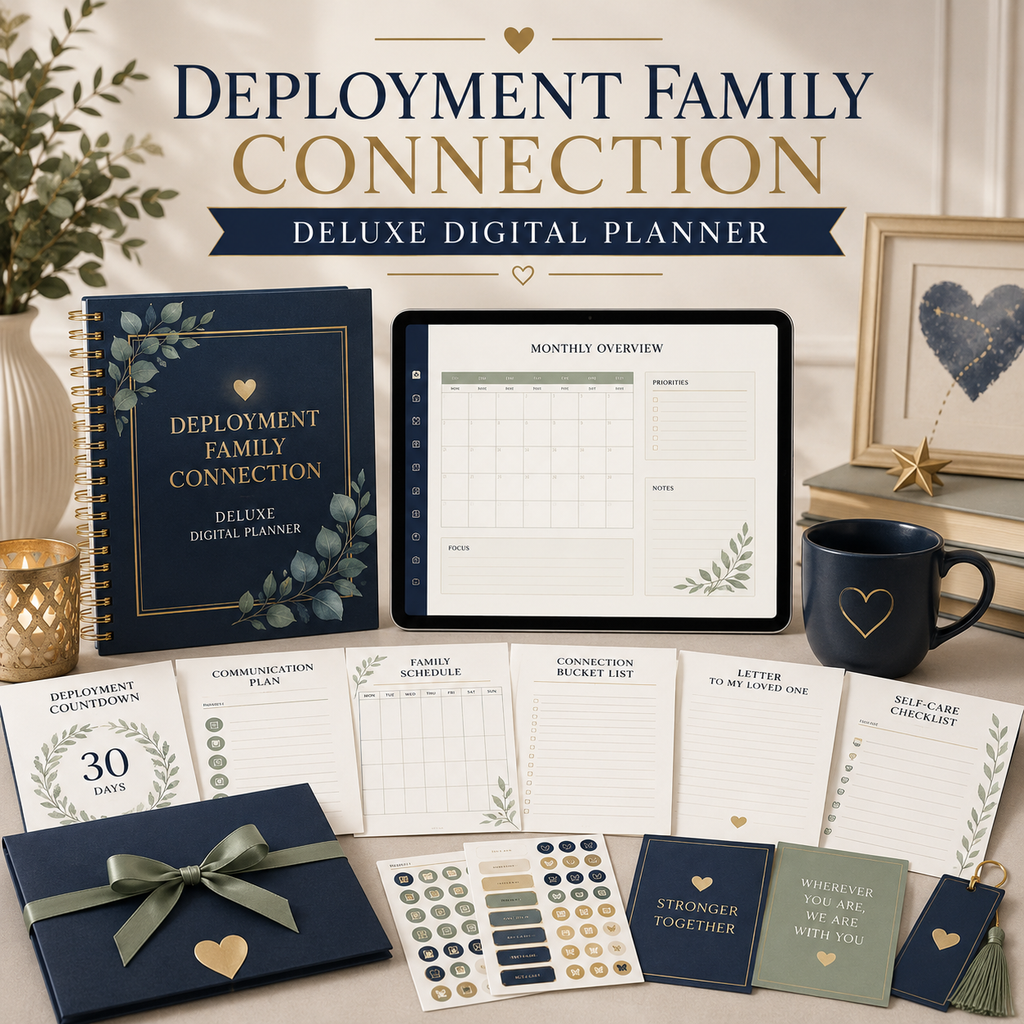 Deployment Family Connection Deluxe Digital Planner — listing image 10