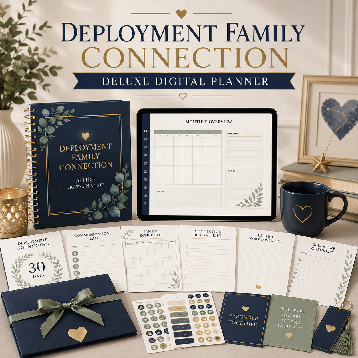 Deployment Family Connection Deluxe Digital Planner — listing image 10