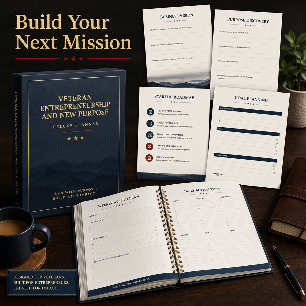 Veteran Entrepreneurship and New Purpose Deluxe Planner — listing image 06