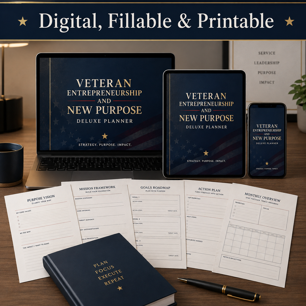 Veteran Entrepreneurship and New Purpose Deluxe Planner — listing image 07