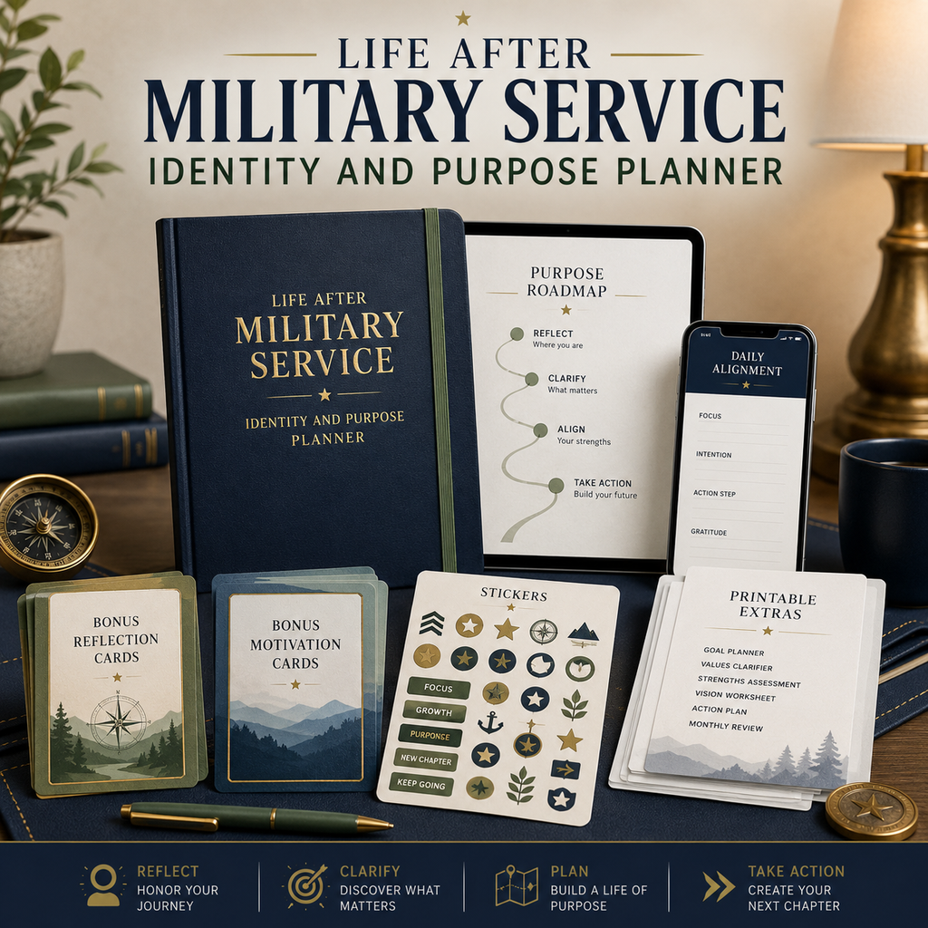 Life After Military Service Identity and Purpose Planner — listing image 05