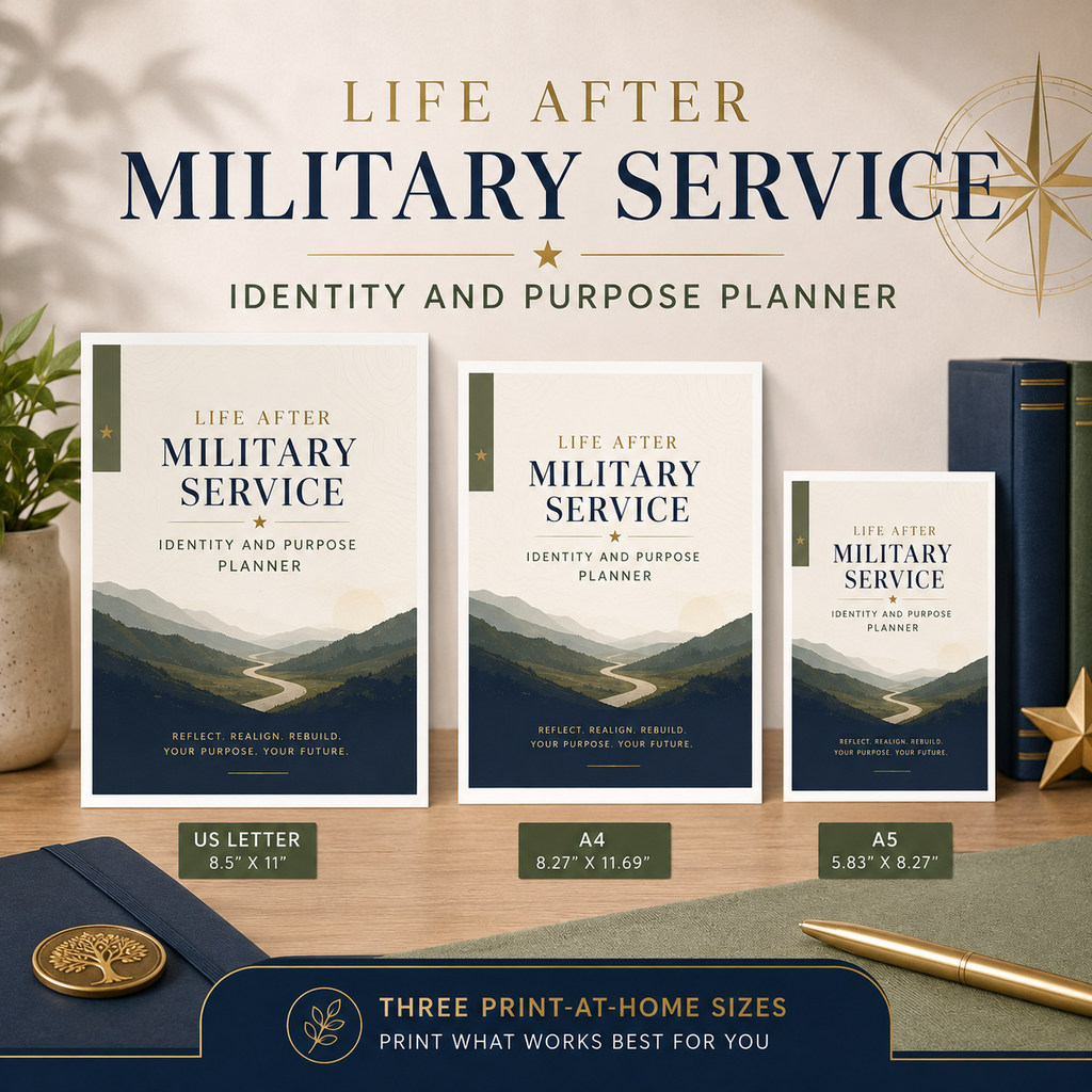 Life After Military Service Identity and Purpose Planner — listing image 09