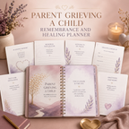 Parent Grieving a Child Remembrance and Healing Planner — listing image 02