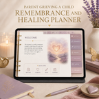Parent Grieving a Child Remembrance and Healing Planner — listing image 04