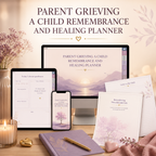 Parent Grieving a Child Remembrance and Healing Planner — listing image 09