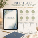 Infertility Emotional Support Deluxe Digital Planner — listing image 03
