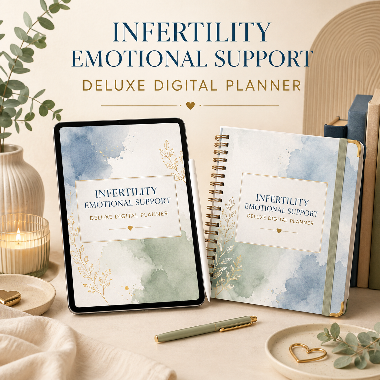 Infertility Emotional Support Deluxe Digital Planner — listing image 05