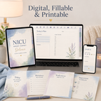 NICU Parent Journey Deluxe Digital Planner and Journal — listing image 03