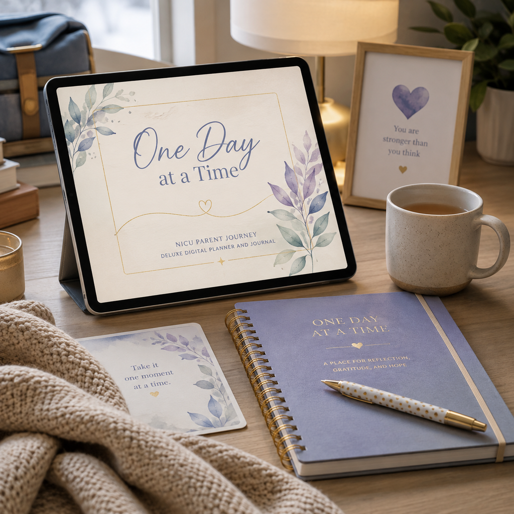 NICU Parent Journey Deluxe Digital Planner and Journal — listing image 08