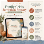 Family Crisis Survival and Recovery Deluxe Planner — listing image 10