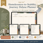 Homelessness-to-Stability Journey Deluxe Planner — listing image 06