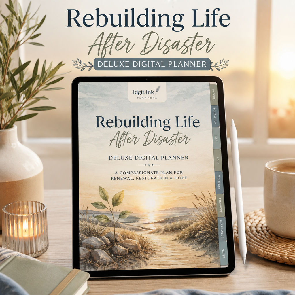 Rebuilding Life After Disaster Deluxe Digital Planner — listing image 01
