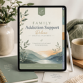 Family Addiction Support Deluxe Digital Planner — listing image 01