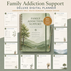 Family Addiction Support Deluxe Digital Planner — listing image 09