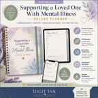Supporting a Loved One With Mental Illness Deluxe Planner — listing image 10