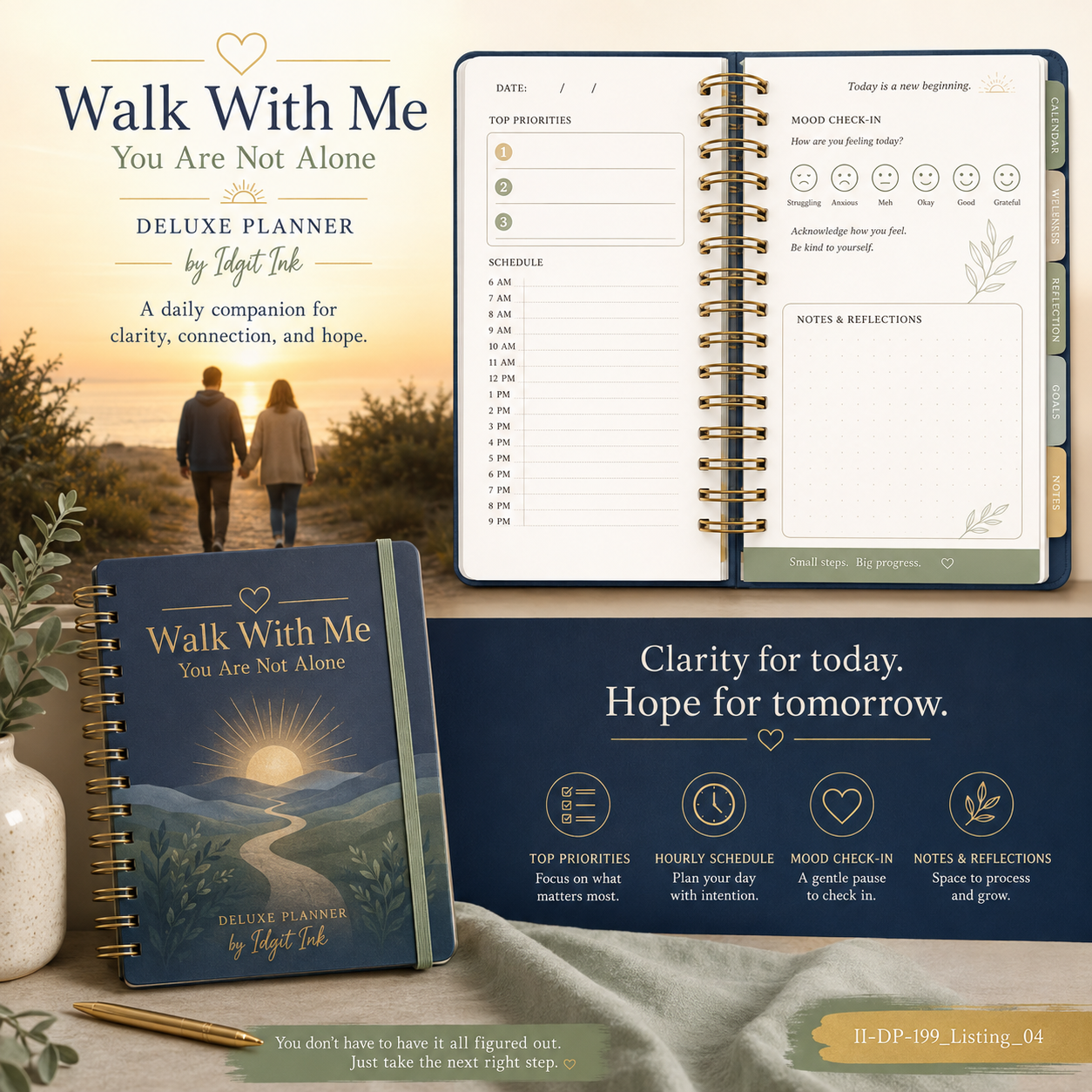 Walk With Me — You Are Not Alone Deluxe Planner — listing image 04