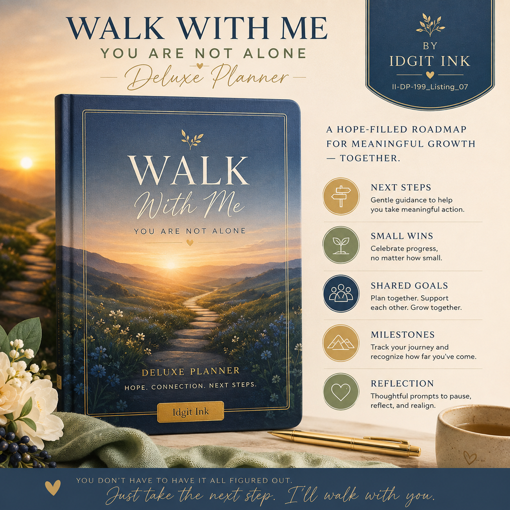 Walk With Me — You Are Not Alone Deluxe Planner — listing image 07