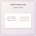 Idgit Ink ADHD Productivity deluxe journal and planner bundle — planner organization and planning features