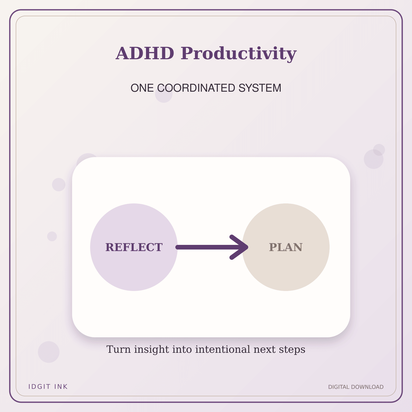 Idgit Ink ADHD Productivity deluxe journal and planner bundle — topic-specific benefits and use cases