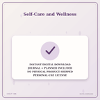 Idgit Ink Self-Care and Wellness deluxe journal and planner bundle — instant download and no physical product notice