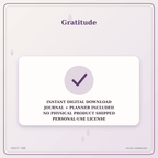 Idgit Ink Gratitude deluxe journal and planner bundle — instant download and no physical product notice