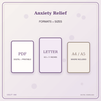 Idgit Ink Anxiety Relief deluxe journal and planner bundle — digital formats and available page sizes