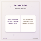 Idgit Ink Anxiety Relief deluxe journal and planner bundle — planner organization and planning features