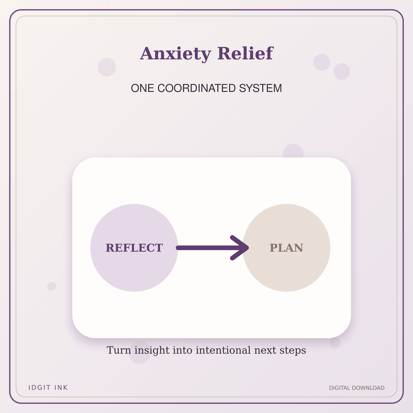 Idgit Ink Anxiety Relief deluxe journal and planner bundle — topic-specific benefits and use cases