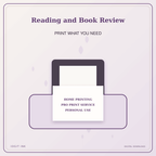 Idgit Ink Reading and Book Review deluxe journal and planner bundle — home and professional printing information