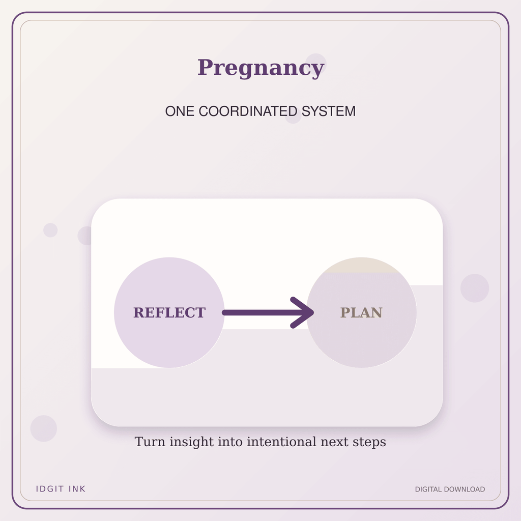 Idgit Ink Pregnancy deluxe journal and planner bundle — topic-specific benefits and use cases
