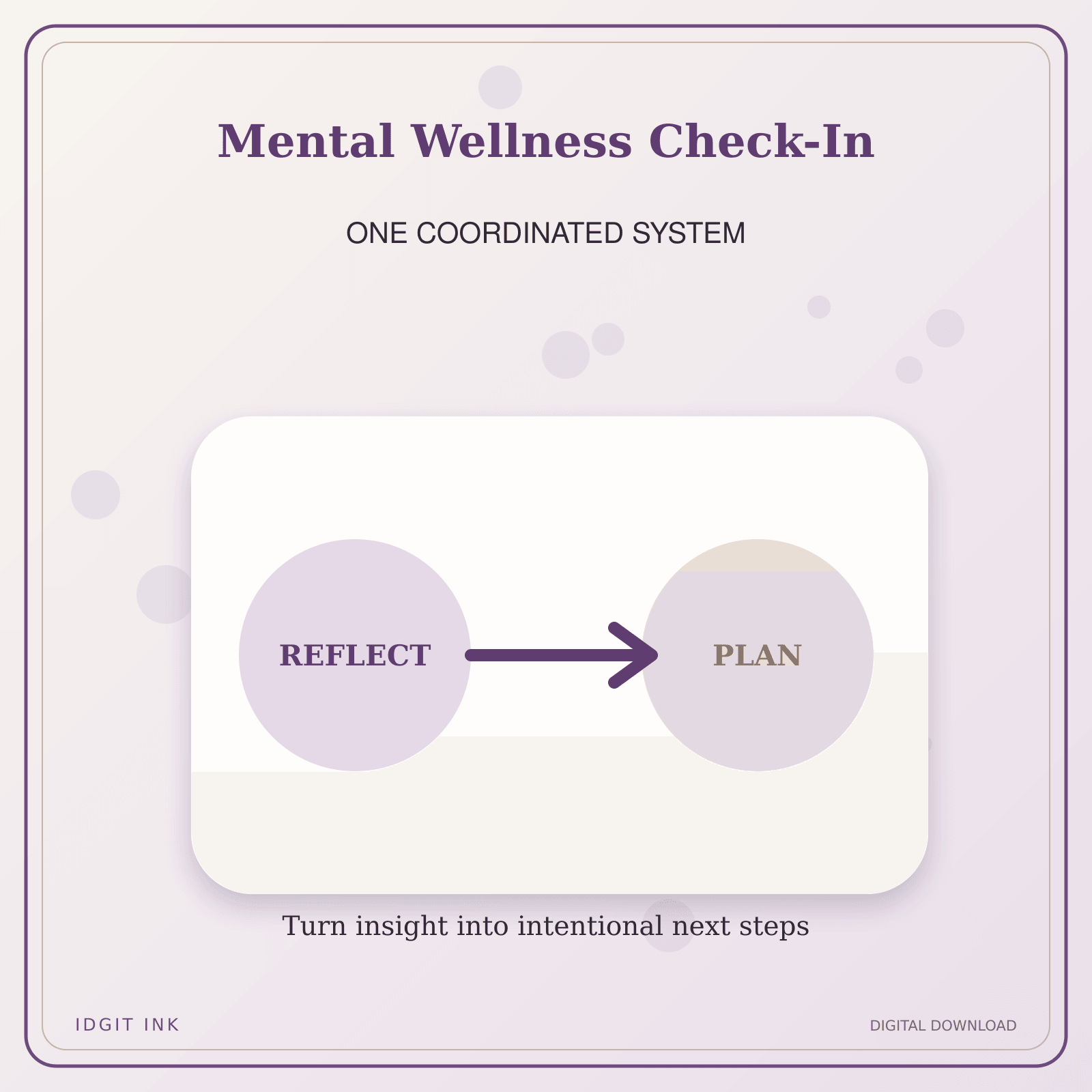 Idgit Ink Mental Wellness Check-In deluxe journal and planner bundle — topic-specific benefits and use cases