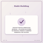 Idgit Ink Habit-Building deluxe journal and planner bundle — instant download and no physical product notice