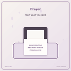 Idgit Ink Prayer deluxe journal and planner bundle — home and professional printing information