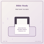 Idgit Ink Bible Study deluxe journal and planner bundle — home and professional printing information