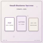 Idgit Ink Small-Business Success deluxe journal and planner bundle — digital formats and available page sizes