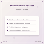 Idgit Ink Small-Business Success deluxe journal and planner bundle — journal prompts and reflection features
