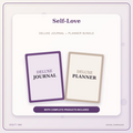Idgit Ink Self-Love deluxe journal and planner bundle — primary bundle cover showing both deluxe products