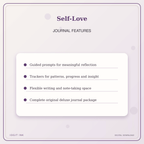Idgit Ink Self-Love deluxe journal and planner bundle — journal prompts and reflection features