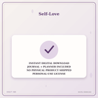 Idgit Ink Self-Love deluxe journal and planner bundle — instant download and no physical product notice